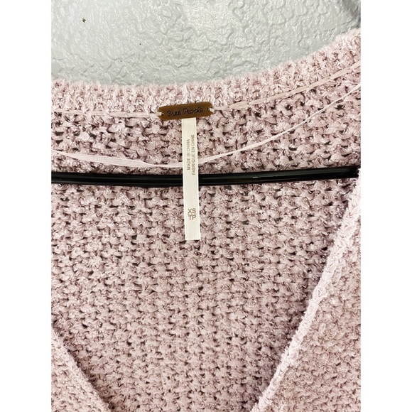 Free People Purple Coco V Neck Knit Sweater - Picture 13 of 16